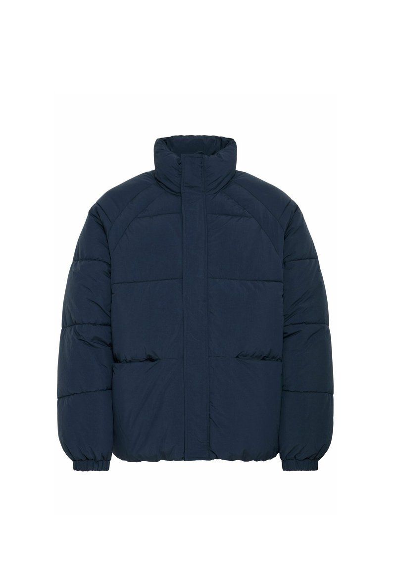 Solid Winterjas blauw Solid Winterjas blauw