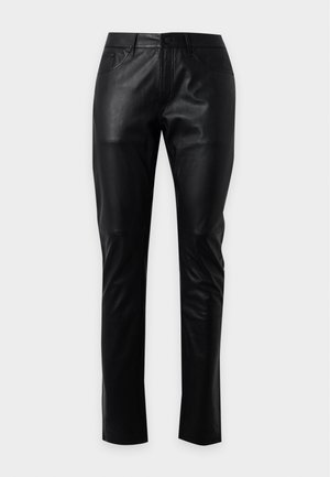 KARL LAGERFELD, Leren broek - black