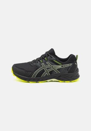GEL-VENTURE 9 WP - Road running shoes - black/cool matcha