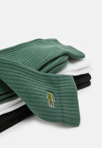 Lacoste CHAUSSETTES UNISEX 3 PACK  - Socken - black/white/sequoia