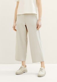 TOM TAILOR DENIM EASY CULOTTE - Pantaloni - beige grey