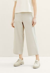 TOM TAILOR DENIM - Stoffhose - beige grey Thumbnail-Bild 1