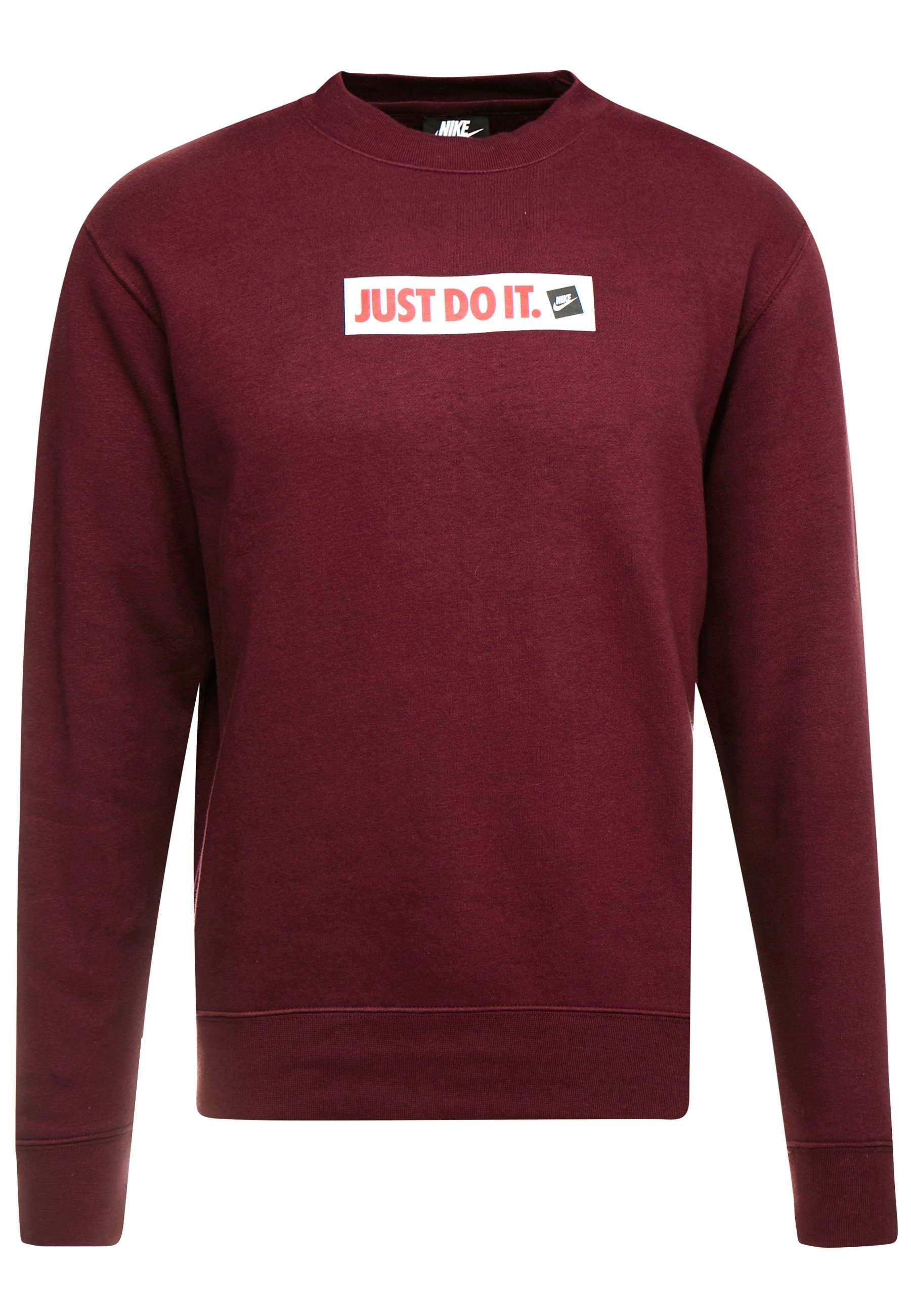 red nike just do it sweatshirt