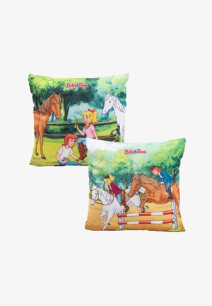 Bibi & Tina ISSEN-PFERDE PLÜSCH DEKOKISSEN ZIERKISSEN 30 30 CM - Altri accessori - mehrfarbig
