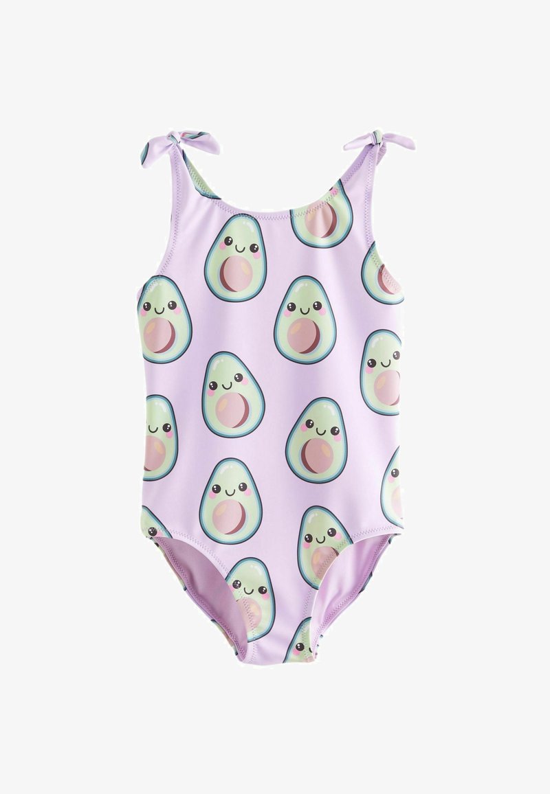 Next Jednodílné plavky - lilac purple avocado