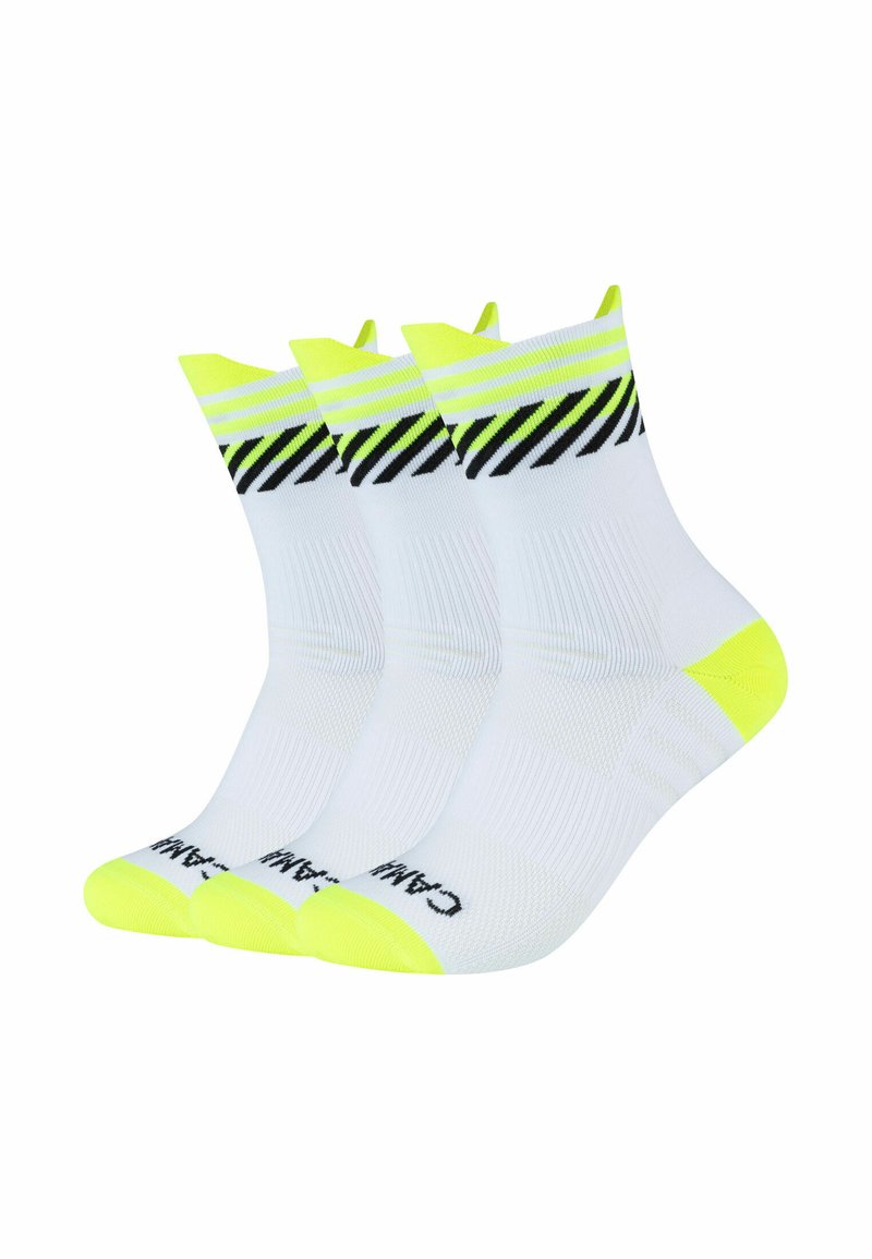 camano PERFORMANCE 3ER PACK - Calze sportive - safety yellow