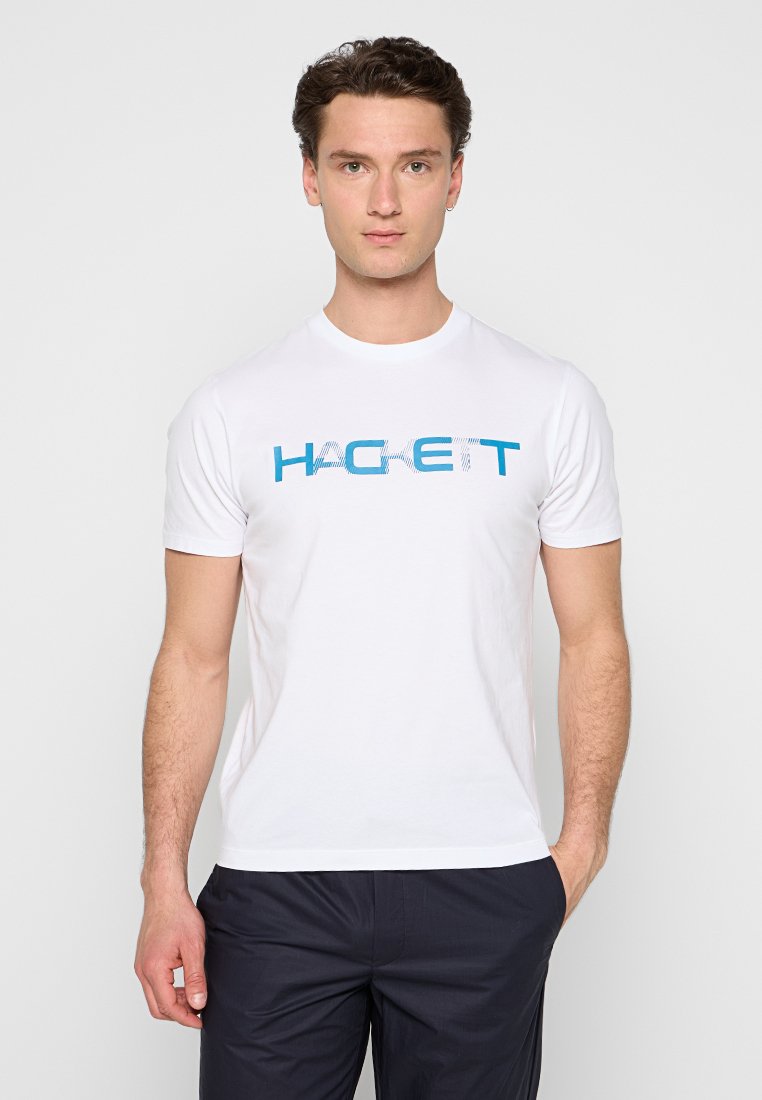Hackett London T-shirt print wit