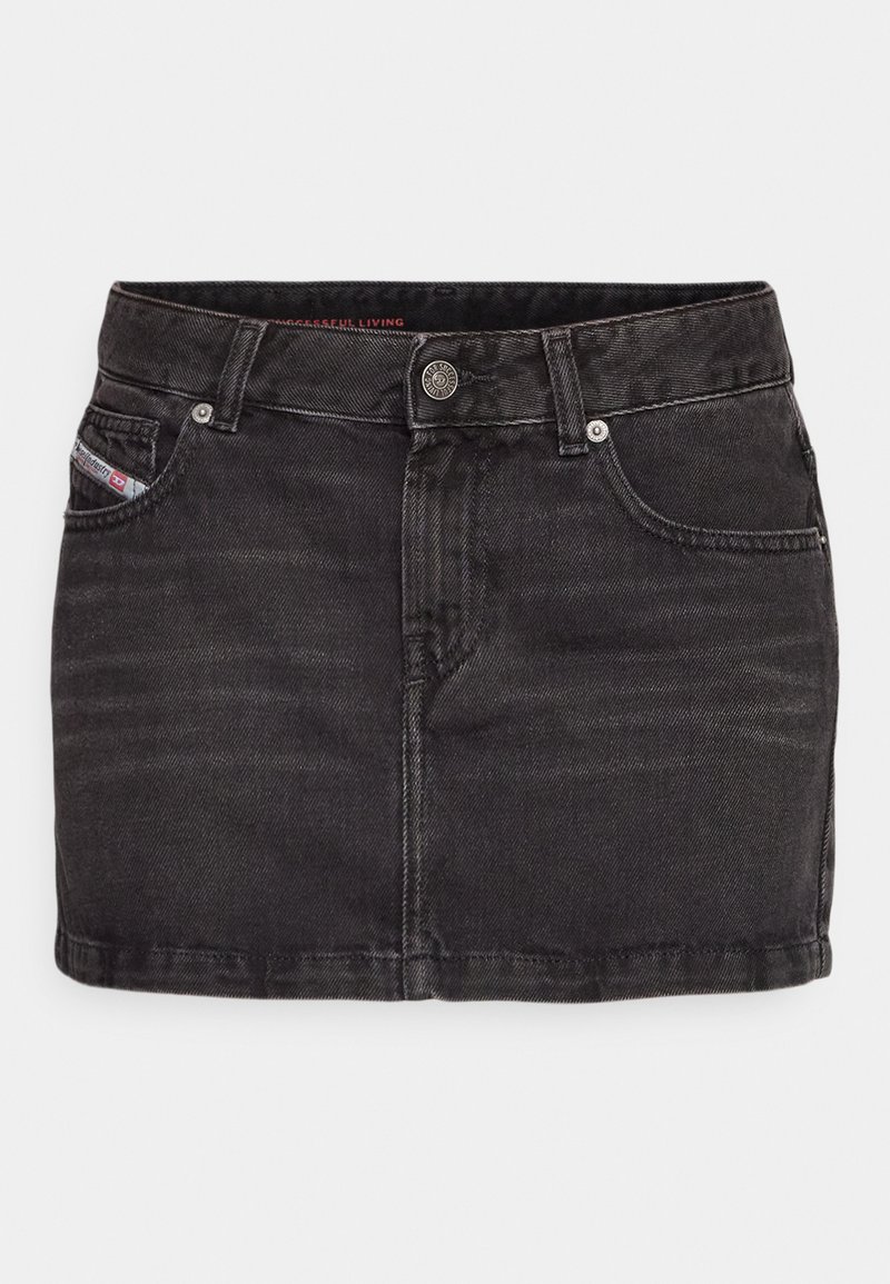 Diesel Kokerrok zwart denim/blackdenim Diesel Kokerrok zwart denim/blackdenim
