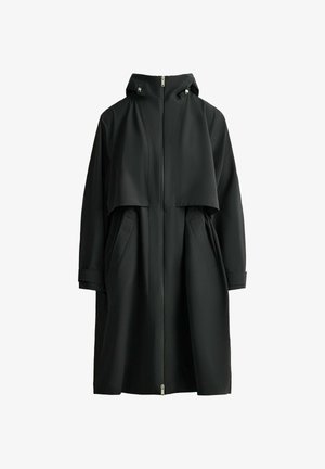 OYSHO, LONG EXTRA LIGHTWEIGHT 10K WATERPROOF JACKET - Veste imperméable - black