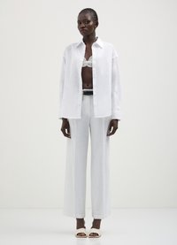 Calliope CON BANDA A CONTRASTO  - Pantaloni - grigio