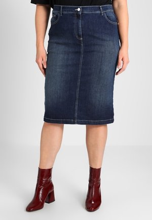 Pouzdrová sukně - blue denim