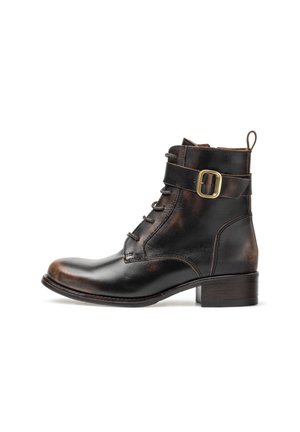 PLANO MONS - Lace-up ankle boots - marron