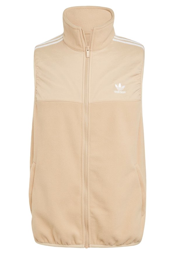 ADICOLOR 3-STRIPES MICROFLEECE - Waistcoat - magic beige4