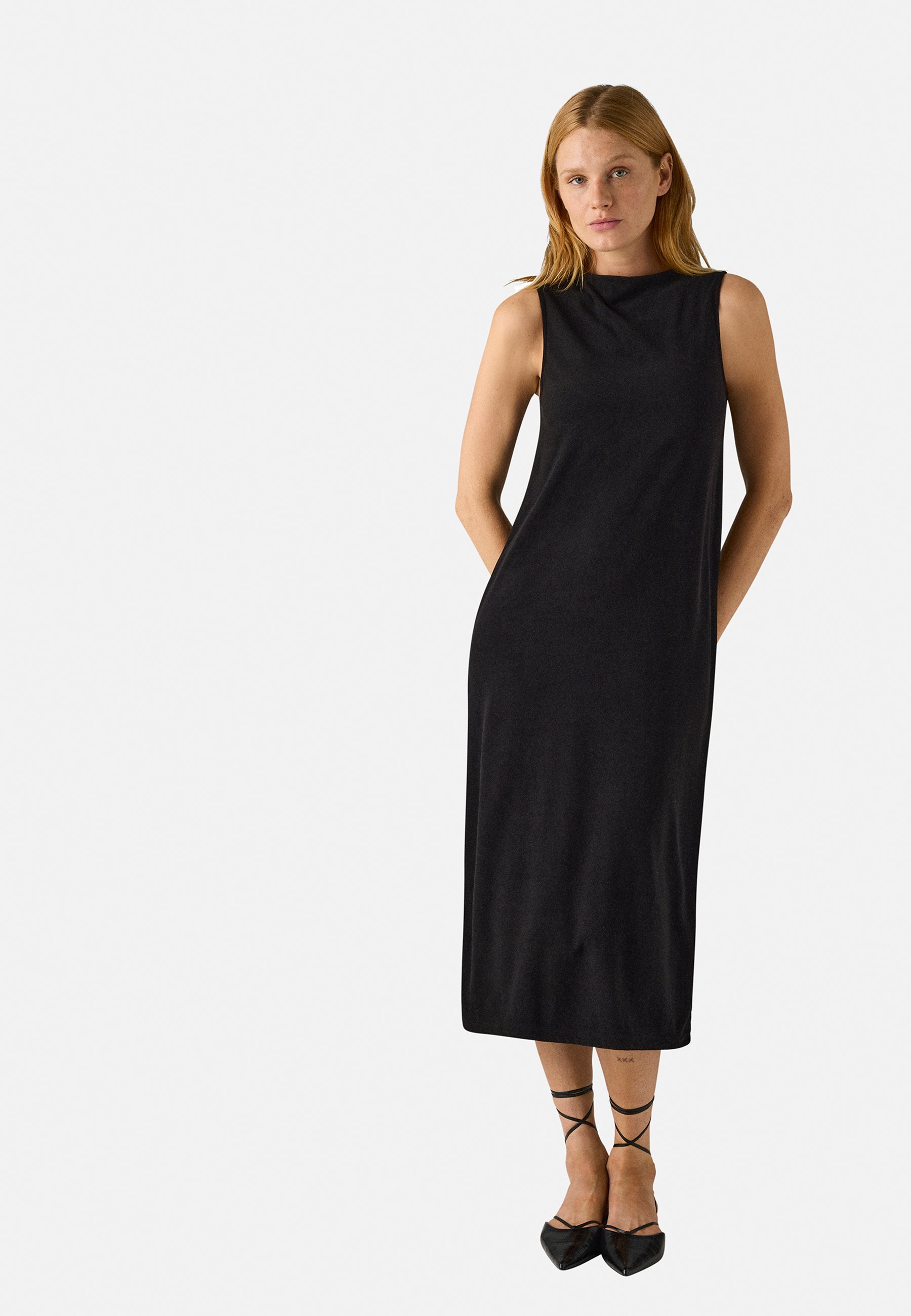 Ysabel Mora LARGO LISO SIN MANGAS Vestido informal black/negro