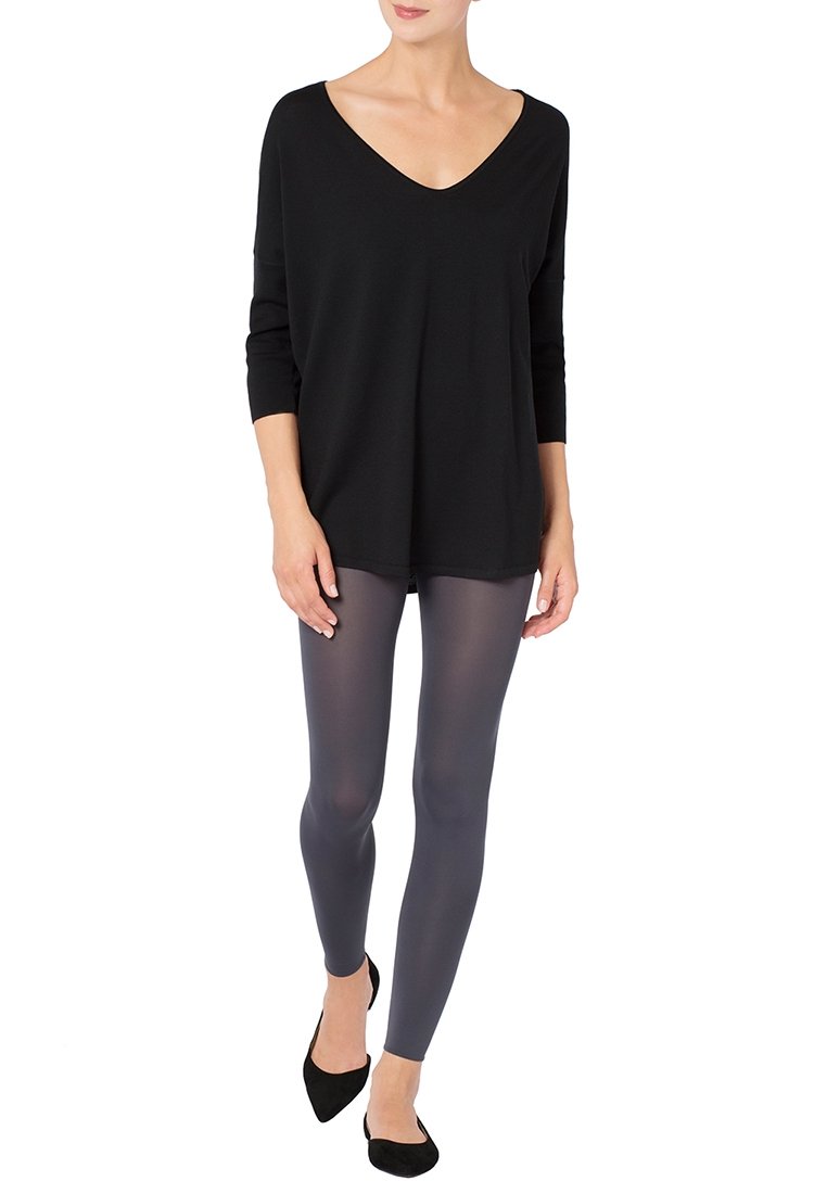 Wolford VELVET 66 - Tights - tar