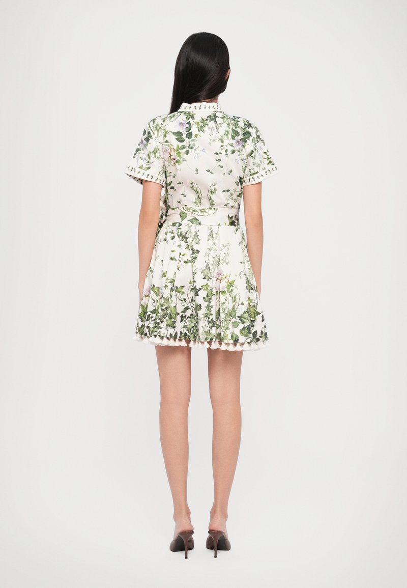 Alice + Olivia LUCY ROLL MINI SHIRT DRESS - Shirt dress - ivy romance/blue - Zalando.ie Alice + Olivia LUCY ROLL MINI SHIRT DRESS - Shirt dress - ivy romance/blue - Zalando.ie