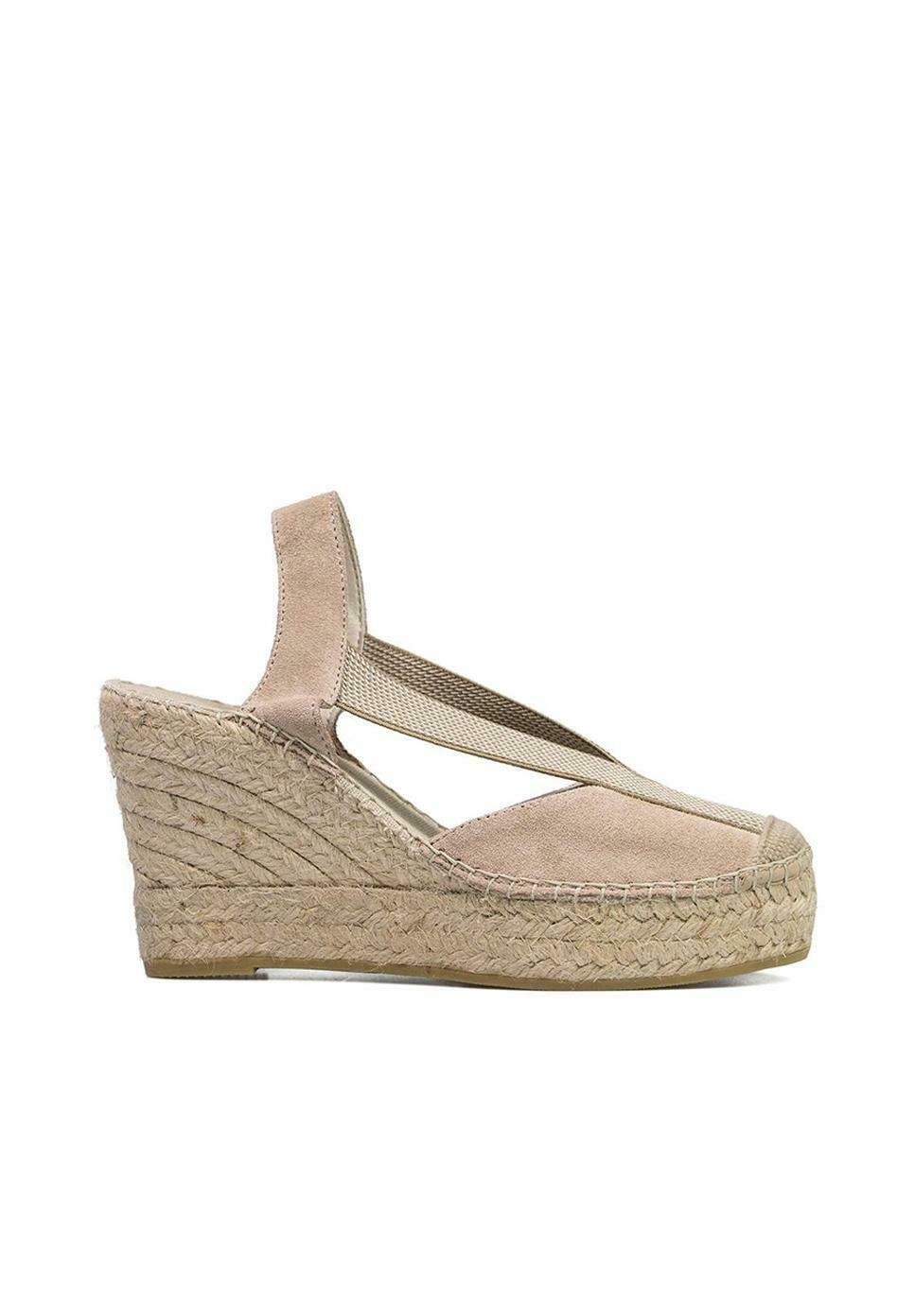 Vidorreta SANDALIA CUÑA YUTE - Alpargatas - piedra - Zalando.es