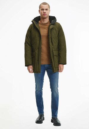 DRY WAX FILLED ROCKIE - Parka - olivewood