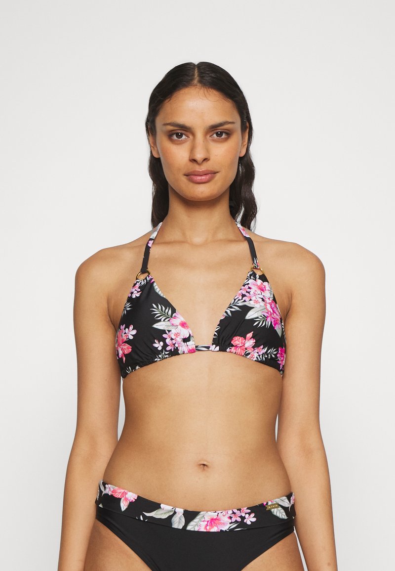 lascana-triangle-santini-las-bikiniyl-osa-black-pink-musta-zalando-fi