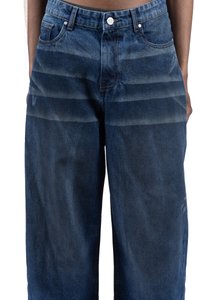 FAVELA HEAVY BAGGY - Baggy jeans - blue dirt washed