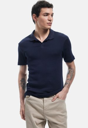 Koton POLO NECK  - Polo - dark blue