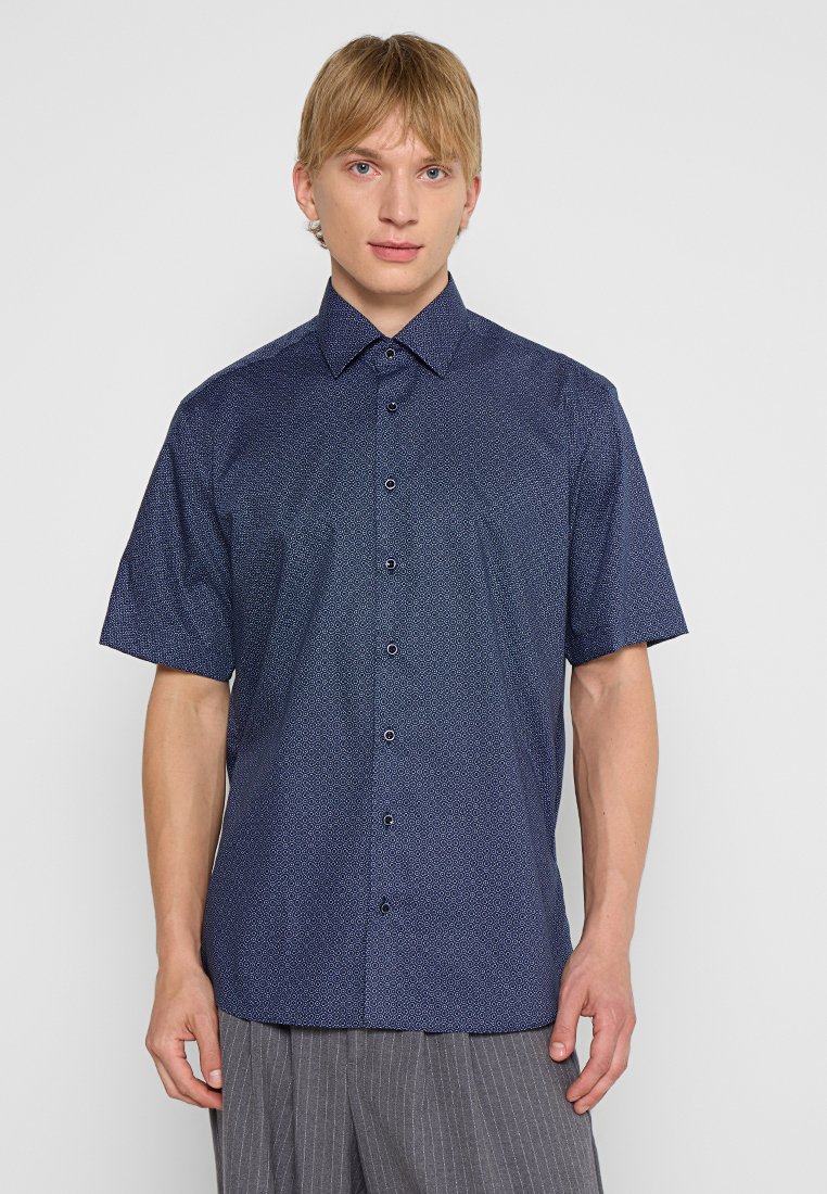 Eterna Overhemd koningsblauw Eterna Overhemd koningsblauw