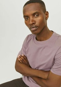 Jack & Jones JJENOA TEE CREW NECK - T-shirts basic - twilight mauve