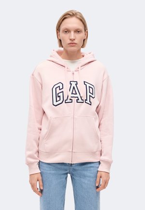 GAP, HERITAGE  - Суитшърт с цип - misty rose