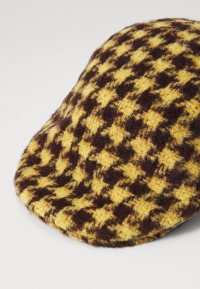 Borsalino BERRETTO PIATTO SFODERATO LOGO BANDIERINA - Gorro - yellow