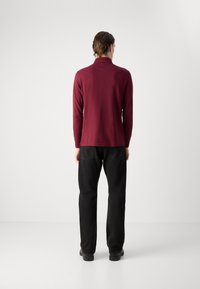 Tommy Hilfiger SLIM - Topper langermet - deep rouge