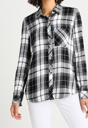 Overhemdblouse - black