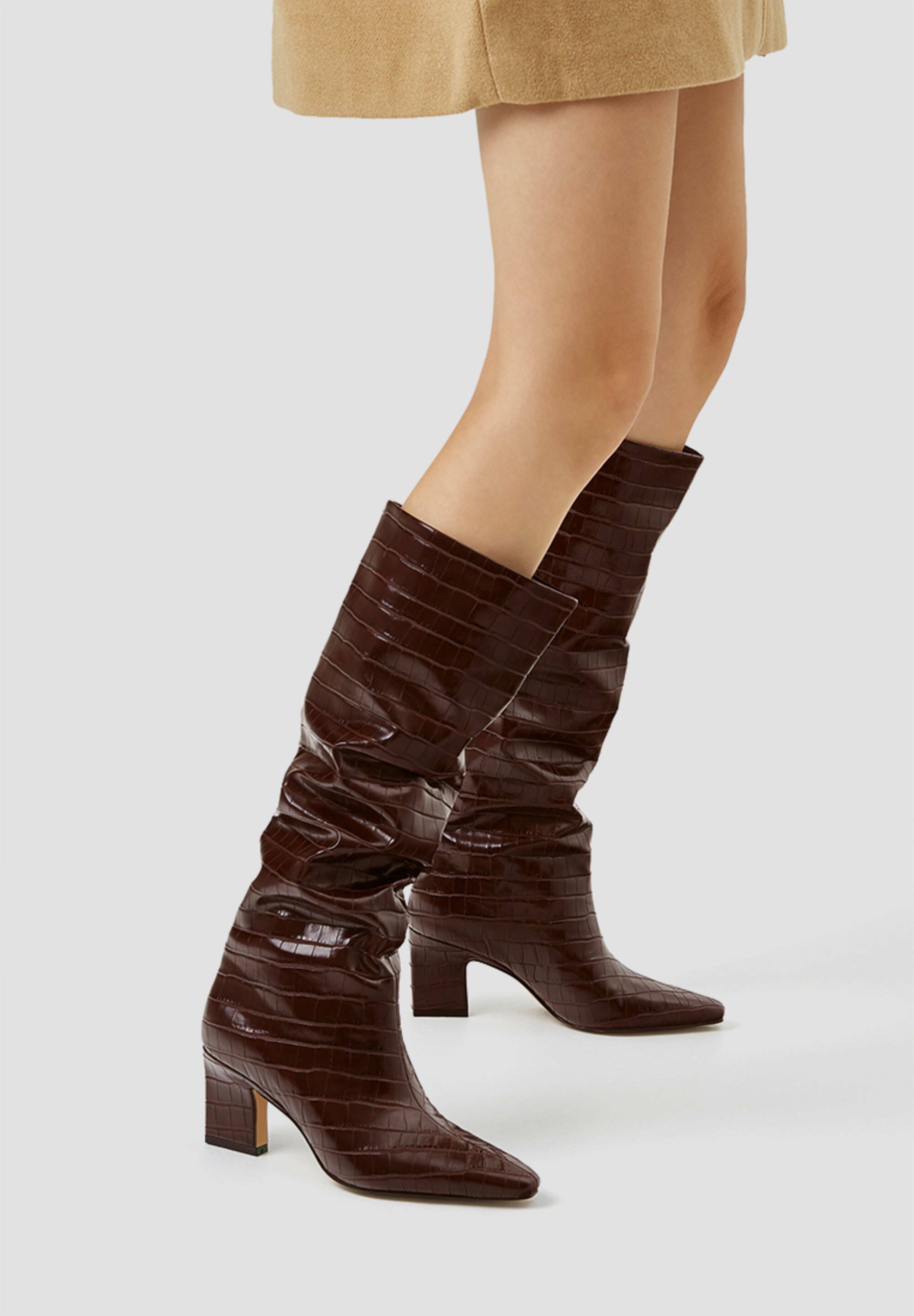 PULL\u0026BEAR Stivali alti - brown/marrone - Zalando.it