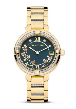 Watch - gold coloured black
