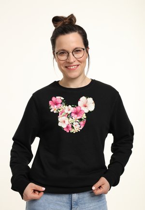 DISNEY CLASSIC MICKEY TROPICAL MOUSE - Sweatshirt - black