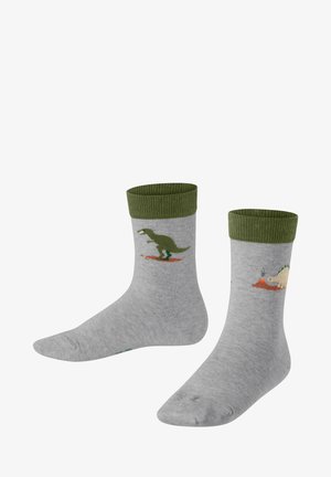 FALKE Dinosaurs - Chaussettes - lt. heather