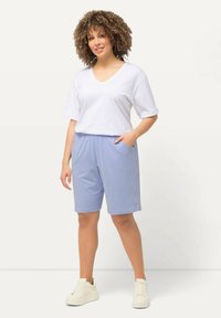 Ulla Popken BERMUDA  - Šortky - sky blue