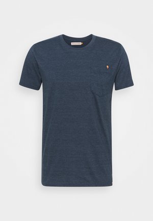 REGULAR - Print T-shirt - navy-mel