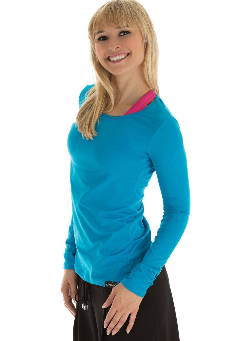 Winshape LONGSLEEVE WS1 - Ilgarankovis viršutinės dalies drabužis - turquoise