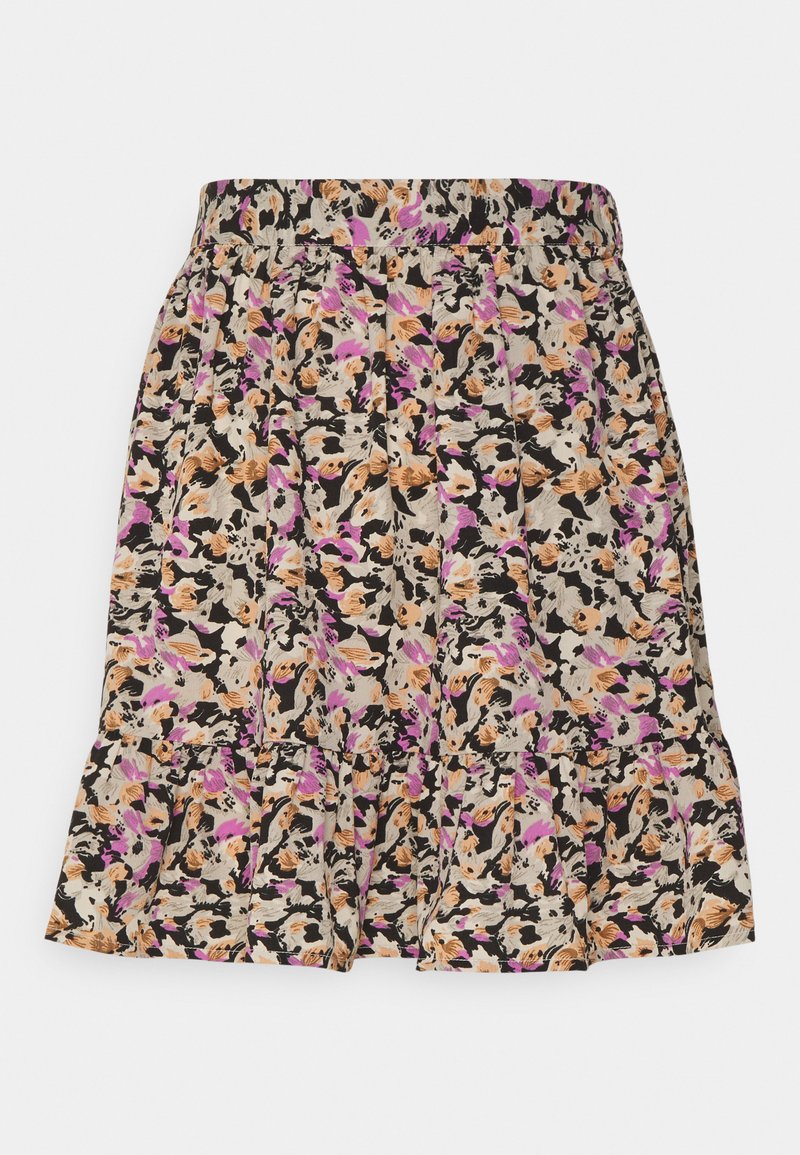 Pieces Petite A-lijn rok zwart Pieces Petite A-lijn rok zwart