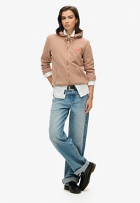 Superdry & Co Sweater met rits - winter taupe