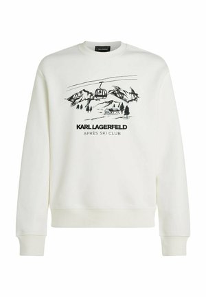 KARL LAGERFELD, KARL LAGERFELD SWEATSHIRT APRÃˆS SKI CLUB - Sweatshirt - cannoli cream