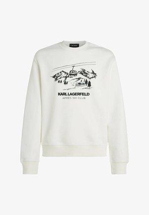 KARL LAGERFELD, KARL LAGERFELD SWEATSHIRT APRÈS SKI CLUB - Sweatshirt - cannoli cream