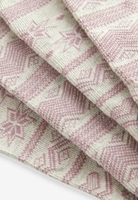 Next FAIRISLE ANKLE 4 PACK REGULAR FIT - Zoknik - pink grey