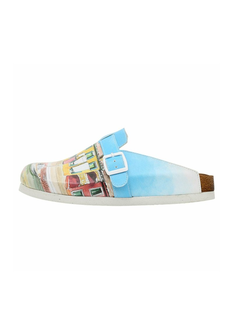 Dogo COMFIE BURANO ISLAND - Pantolette flach - blau