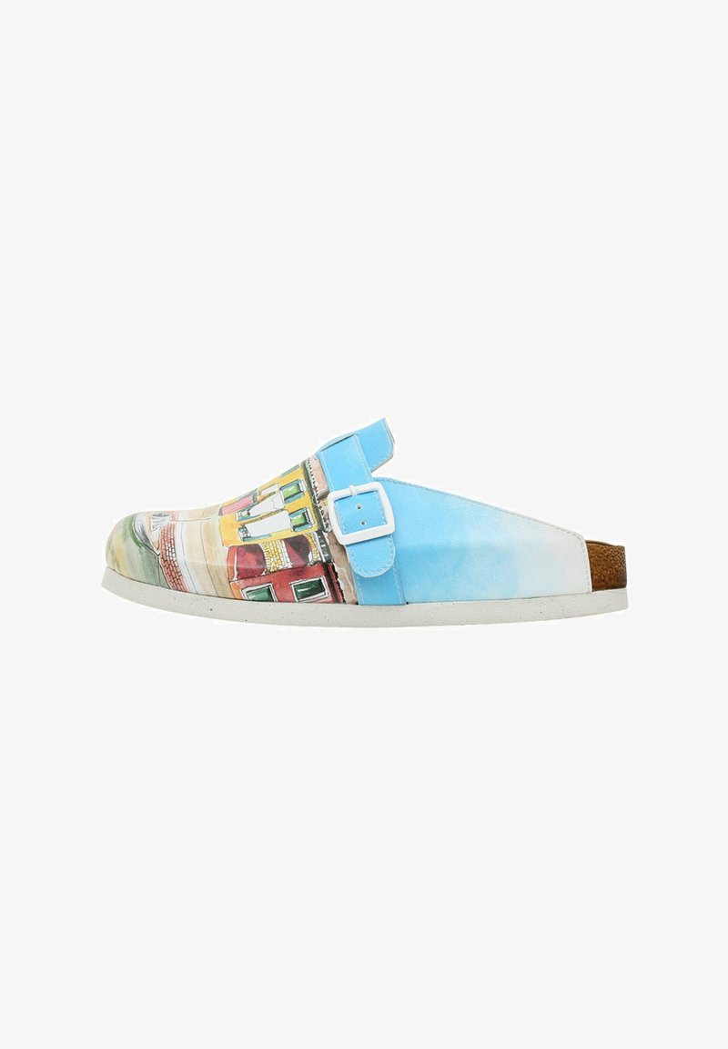 Dogo COMFIE BURANO ISLAND - Pantolette flach - blau