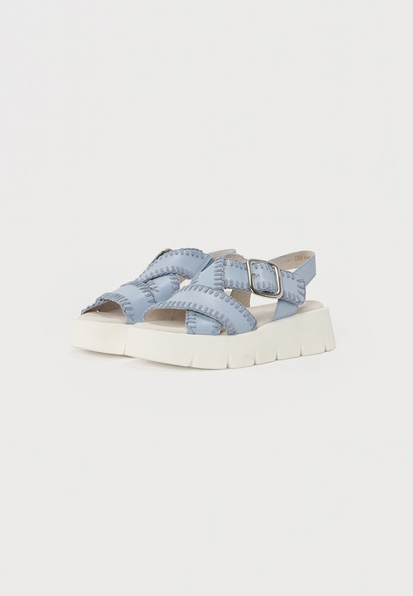 Ankle cuff sandals - sky3