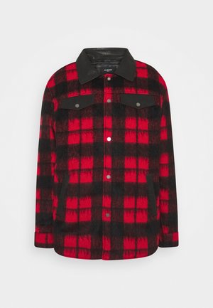 BRAN - Short coat - black/red