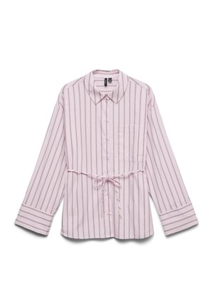 Vero Moda, VMGINA BELT - Πουκαμίσα με κουμπιά - pink-a-boo/cocoa brown/snow white