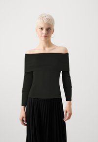 ONLY Petite ONLEMMY OFF SHOULDER - Maglietta a manica lunga - black