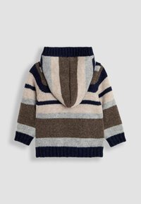 JoJo Maman Bébé STRIPED - REGULAR FIT - Felpa con cappuccio - brown